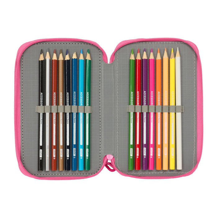 Fourre-tout Disney Princess Rose 12,5 x 19,5 x 5,5 cm 37 Pièces