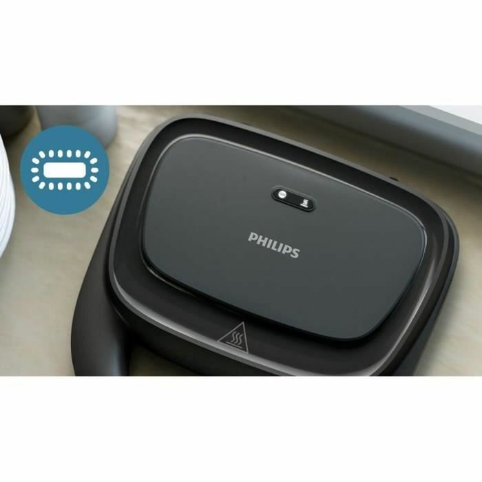 Philips HD2331/90 Série 3000 - Appareil à croque-monsieur Noir