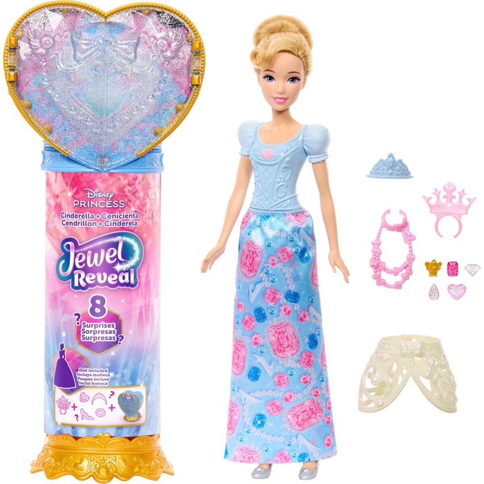 Mattel Disney Princess Cendrillon Jewel Reveal