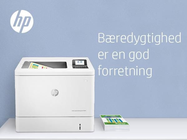 HP Imprimante LaserJet Enterprise M554dn Couleur, 33/35 ppm, Recto-Verso Automatique, Ethernet, Wi-Fi, USB, Écran LCD 2.7", A4 - Noir et Couleur