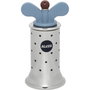 Alessi Moulin à poivre 9098 bleu et argenté