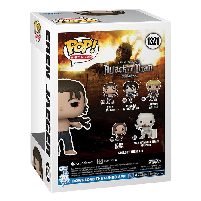 FUNKO POP! Eren Jaeger - Attack on Titan - 67926