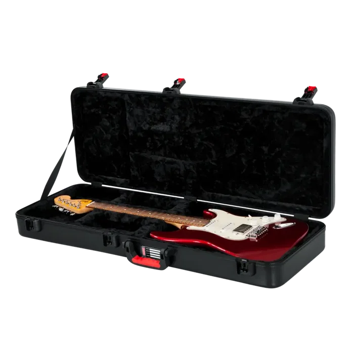 Gator Étui rigide moulé GTSA TSA ATA pour guitare électrique - Noir Gator Étui rigide moulé GTSA TSA ATA pour guitare électrique - Noir