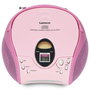 Lenco SCD-24 Radio stéréo FM avec lecteur CD rose