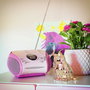 Lenco SCD-24 Radio stéréo FM avec lecteur CD rose