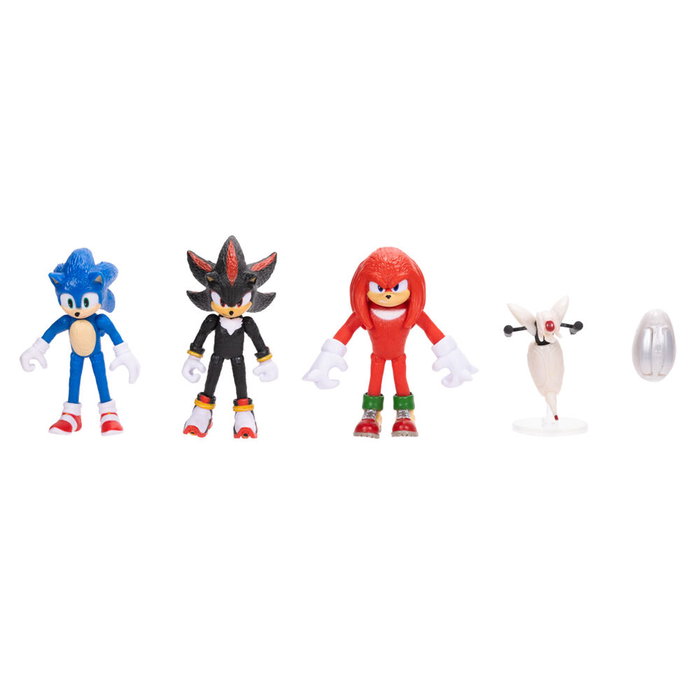 JAKKS PACIFIC Figurine Sonic 3 Blister - Figurine articulée de 6 cm - Personnage de jeu vidéo JAKKS PACIFIC Figurine Sonic 3 Blister - Figurine articulée de 6 cm - Personnage de jeu vidéo