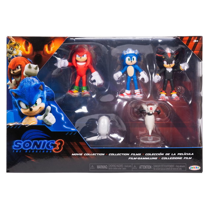 JAKKS PACIFIC Figurine Sonic 3 Blister - Figurine articulée de 6 cm - Personnage de jeu vidéo JAKKS PACIFIC Figurine Sonic 3 Blister - Figurine articulée de 6 cm - Personnage de jeu vidéo