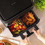 Friteuse Air Cecotec Dual 9000 9L 2850W Noire avec Tech PerfectCook