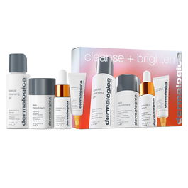 Dermalogica Coffret Cleanse + Brighten | Gel Nettoyant Visage 50 ml + Microfoliant Quotidien Exfoliant 13 g + Sérum Vitaminé Biolumin-C 10 ml + Sérum Illuminant Yeux Biolumin-C 6 ml