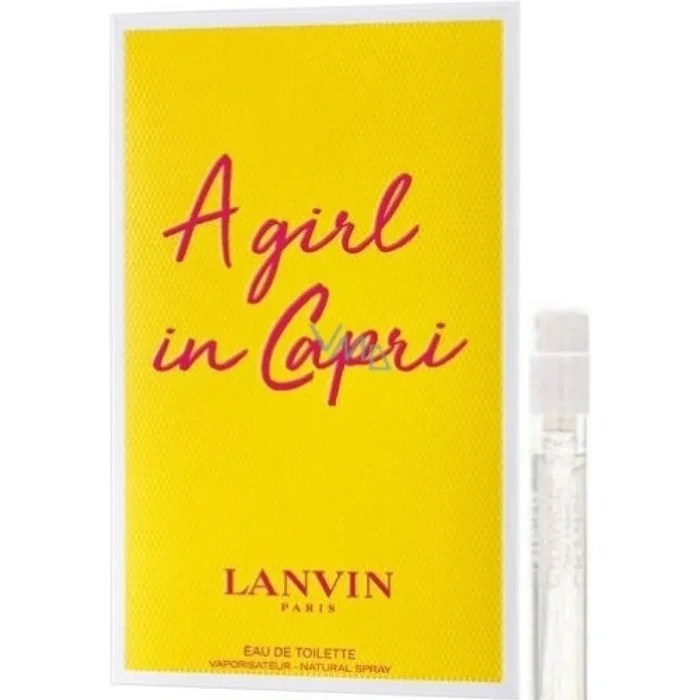 Lanvin A Girl In Capri Eau de Toilette pour Femmes Flacon de 2 ml Lanvin A Girl In Capri Eau de Toilette pour Femmes Flacon de 2 ml