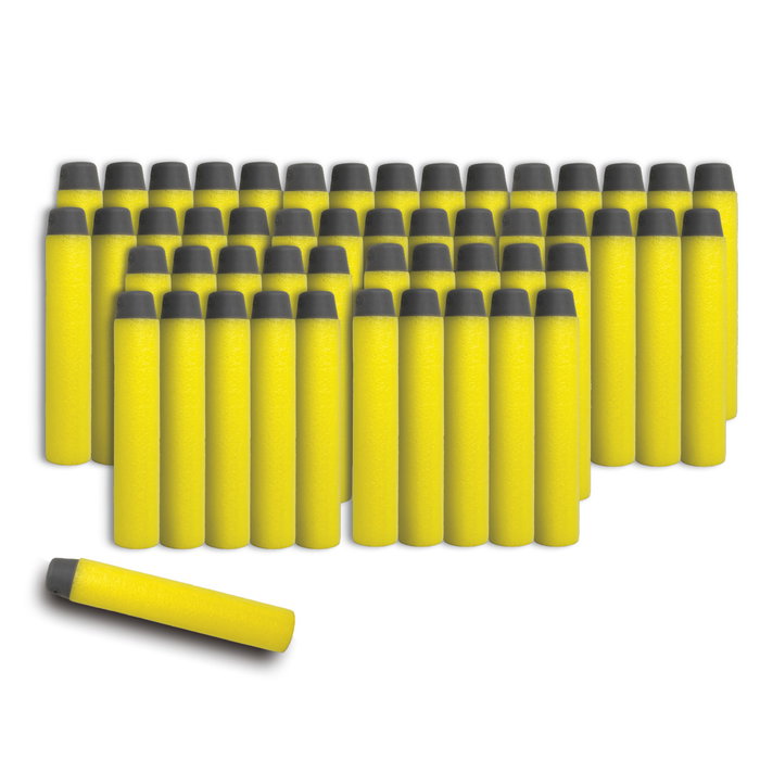 Tachan Lot de 200 dards en mousse pour pistolas Nerf et lanceurs compatibles - Réf. T01036 - Longueur 7,2 cm Tachan Lot de 200 dards en mousse pour pistolas Nerf et lanceurs compatibles - Réf. T01036 - Longueur 7,2 cm