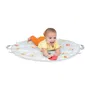 Bright Starts Tapis d'éveil évolutif bébé Disney Baby Winnie, réversible et pliable, avec arche en bois, jouets sensoriels et musicaux, miroir, 5 jouets amovibles