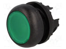 EATON ELECTRIC Bouton-poussoir plat vert 22mm 2 positions stables IP67 M22S-DRL-G