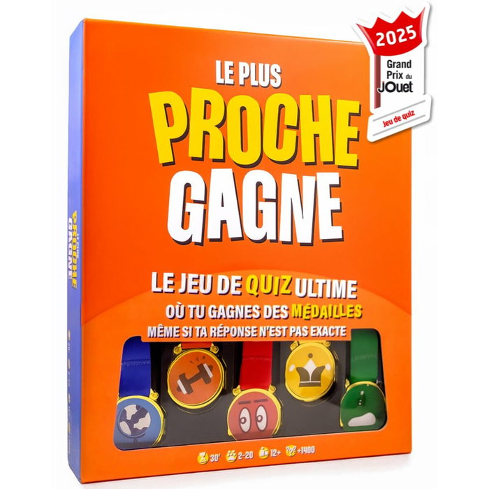 Asmodee Le Plus Proche Gagne, jeu de quiz ultime