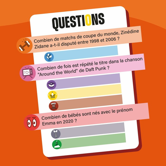 Asmodee Le Plus Proche Gagne, jeu de quiz ultime