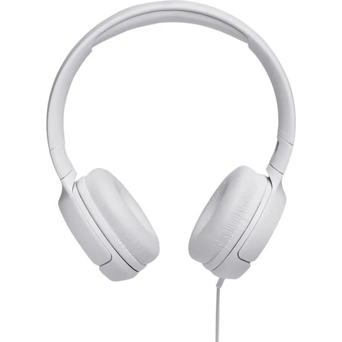 JBL Tune 500 Casque filaire supra-aural Blanc JBL Tune 500 Casque filaire supra-aural Blanc