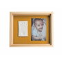 Baby Art Pure Frame Kit Cadre avec Pâte à Modeler et Bois Pin Naturel Vert/Orange
