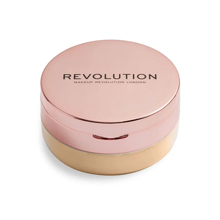 Makeup Revolution Conceal & Fix Poudre fixante libre Jaune moyen 13 g