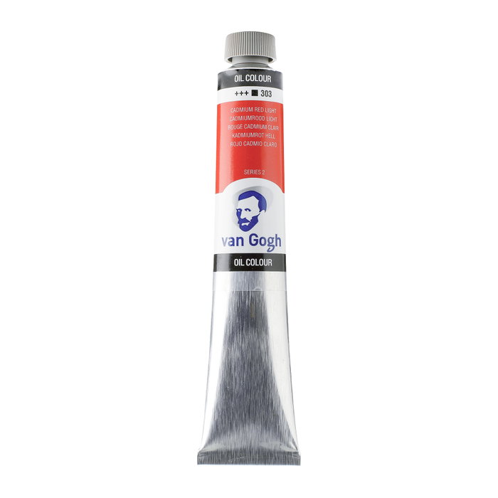 Van Gogh Peinture à l'huile Rouge cadmium clair 303, 60 ml Van Gogh Peinture à l'huile Rouge cadmium clair 303, 60 ml