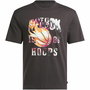 T-shirt à manches courtes homme Reebok Gs Basketball On Fir Noir