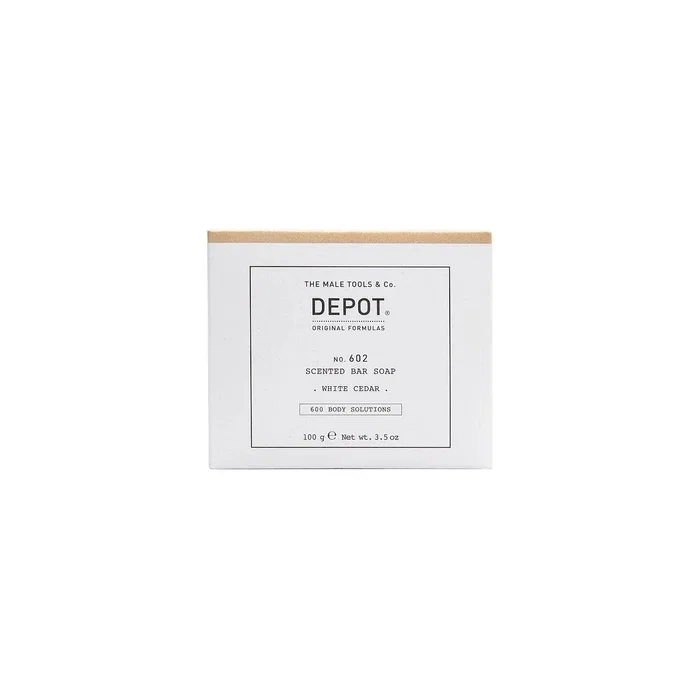 Depot 600 Body Solutions No. 602 Pain de savon parfumé Cèdre blanc 100 g Depot 600 Body Solutions No. 602 Pain de savon parfumé Cèdre blanc 100 g