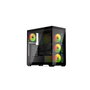 Boîtier ATX semi-tour Krux KRXD004 Noir