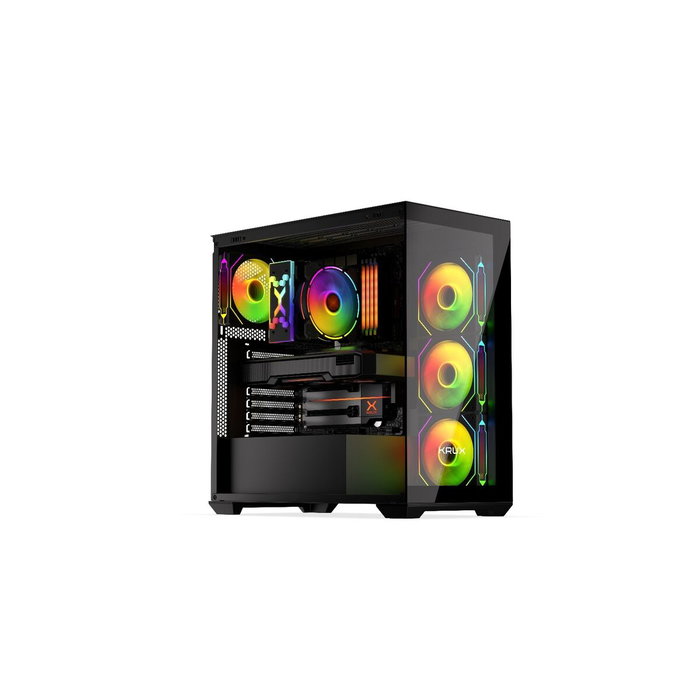 Boîtier ATX semi-tour Krux KRXD004 Noir