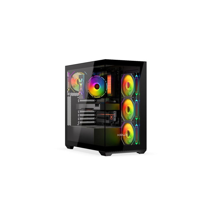 Boîtier ATX semi-tour Krux KRXD004 Noir