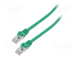 LANBERG Câble Ethernet Cat 6 F/UTP 2m Vert RJ45