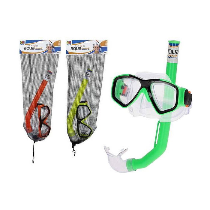 Lunettes de Plongée avec Tube et Palmes Colorbaby Lunettes de Plongée avec Tube et Palmes Colorbaby