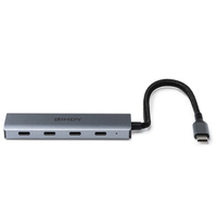 LINDY Hub USB Gris 4 ports LINDY Hub USB Gris 4 ports