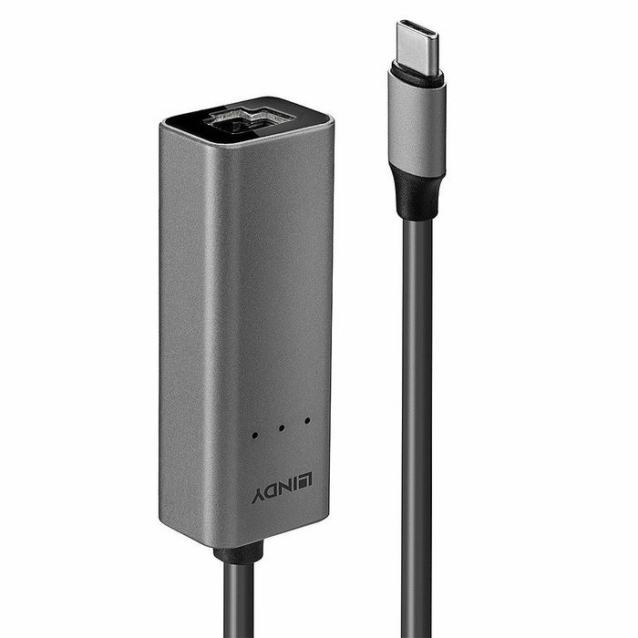 Lindy Convertisseur USB 3.1 Type C vers Ethernet 2.5G Lindy Convertisseur USB 3.1 Type C vers Ethernet 2.5G