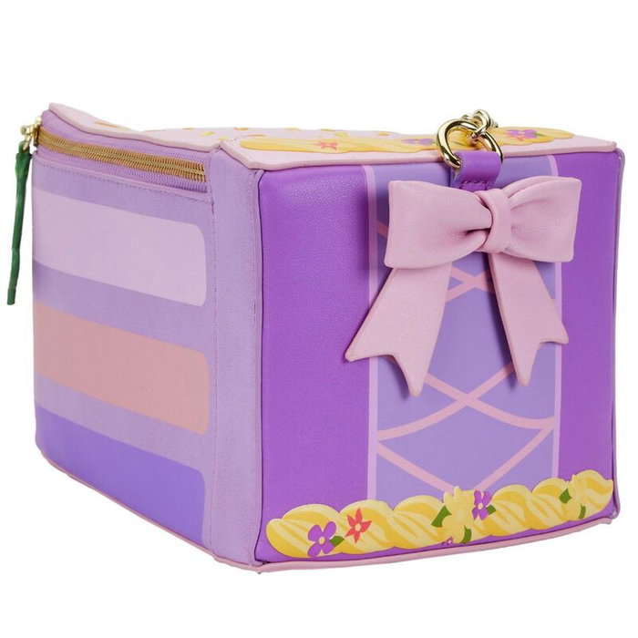 LOUNGEFLY Sac Bandoulière Cosplay Rapunzel Disney Loungefly pour Cake - 23,75x12,5x15 cm