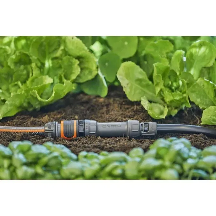 Gardena Centrale d'Irrigation 1000 13333-20 avec Connexion Quick & Easy pour Arrosage de Jardin, MDS, Raccords et Tuyaux, Dimensions 22.5 * 13.8 * 10.5 cm