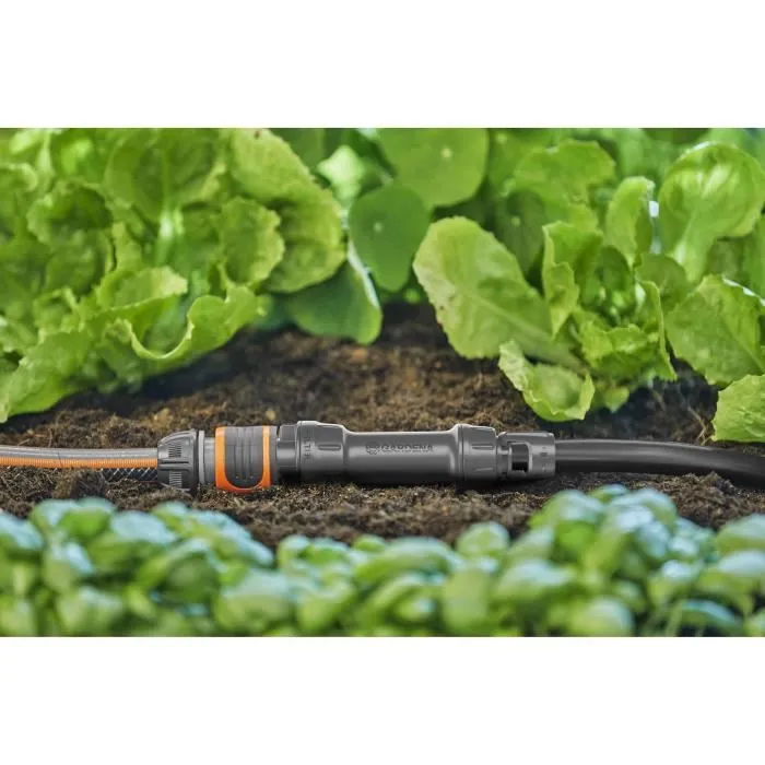 Gardena Centrale d'Irrigation 1000 13333-20 avec Connexion Quick & Easy pour Arrosage de Jardin, MDS, Raccords et Tuyaux, Dimensions 22.5 * 13.8 * 10.5 cm