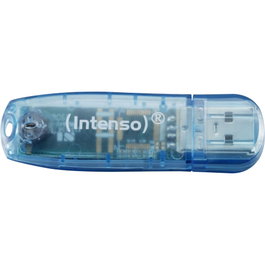 Intenso Clé USB 2.0 Rainbow 4 GB Bleu Transparent