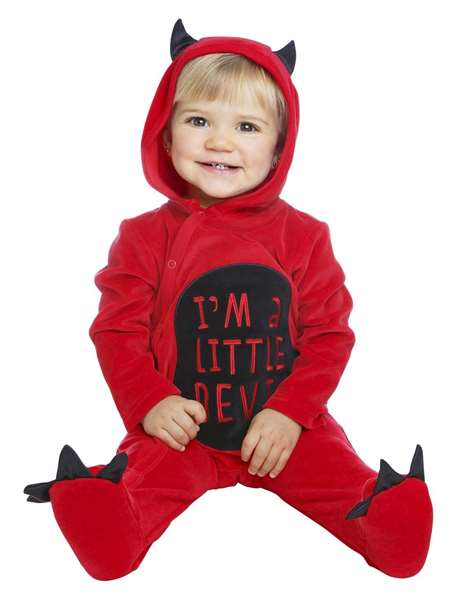 My Other Me Déguisement Diablillon Bébé en Coton pour 7-12 Mois
