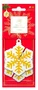 Aroma Car Xmas 3D Snowflake Cannelle
