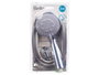 Berilo Téléphone de Douche avec Flexible 2 m, Base Gris Béryl, 14 x 24.5 x 4.5 cm (Set de 12)