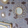Home Deco Factory Miroir en Rotin Rosette D.56 cm