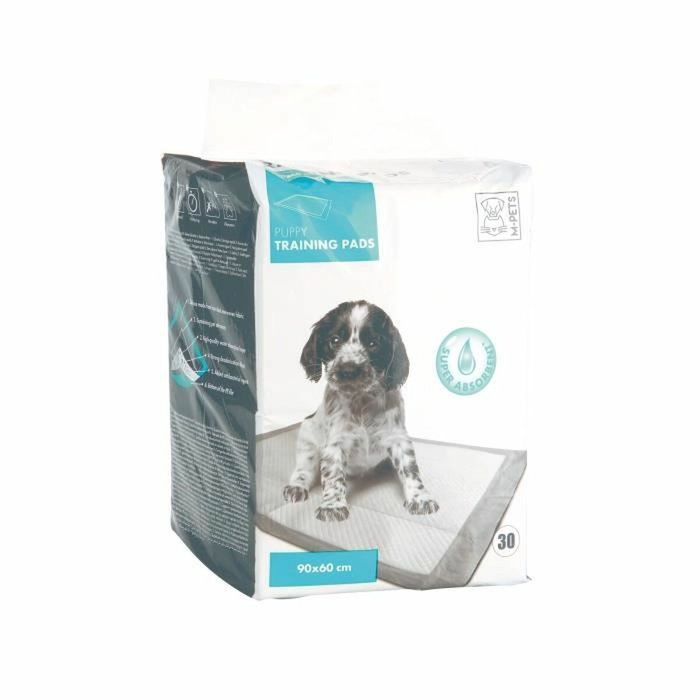 M Pets Tapis éducateur PUPPY TRAINING PADS, 30 pièces, Blanc