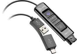 HP Poly DA85-M Adaptateur USB vers QuickDisconnect Noir
