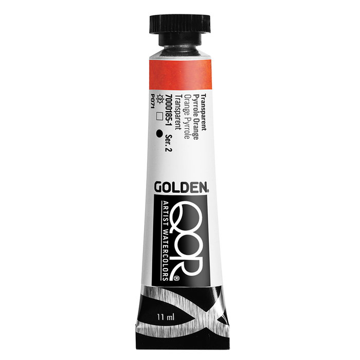 QoR Aquarelle Transparente Orange Pyrrole 11 QoR Aquarelle Transparente Orange Pyrrole 11