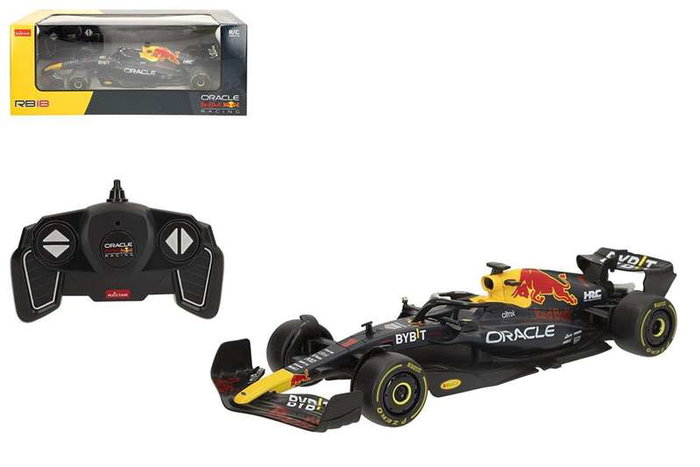 Color Baby Oracle Red Bull Racing RB18 F1 - Voiture de course radiocommandée échelle 1:18 - Âge recommandé 6+ ans