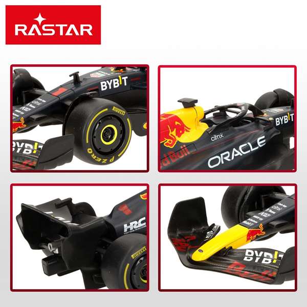 Color Baby Oracle Red Bull Racing RB18 F1 - Voiture de course radiocommandée échelle 1:18 - Âge recommandé 6+ ans