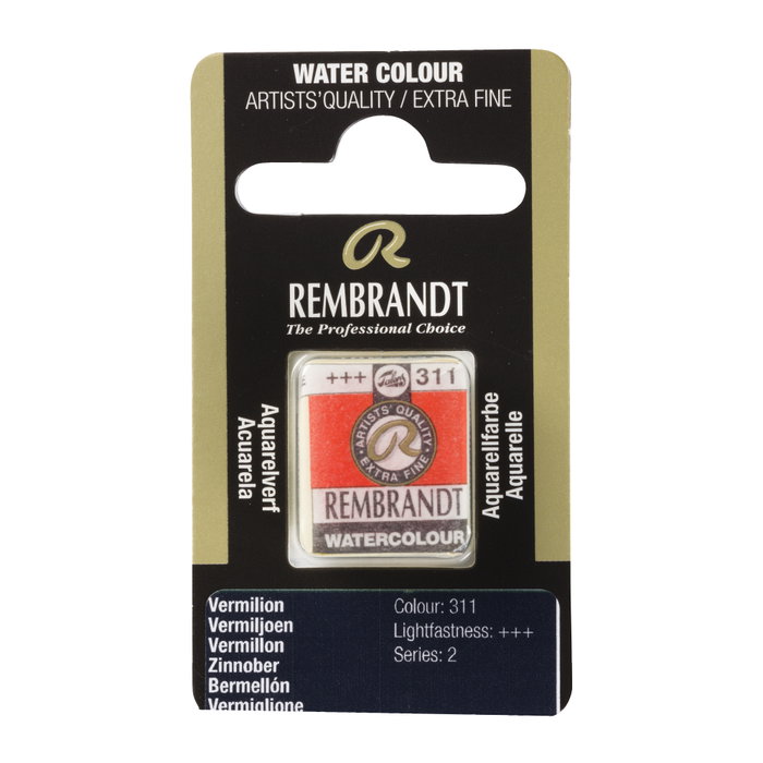 Rembrandt Aquarelle en Pastille Bermellón 311 Rembrandt Aquarelle en Pastille Bermellón 311