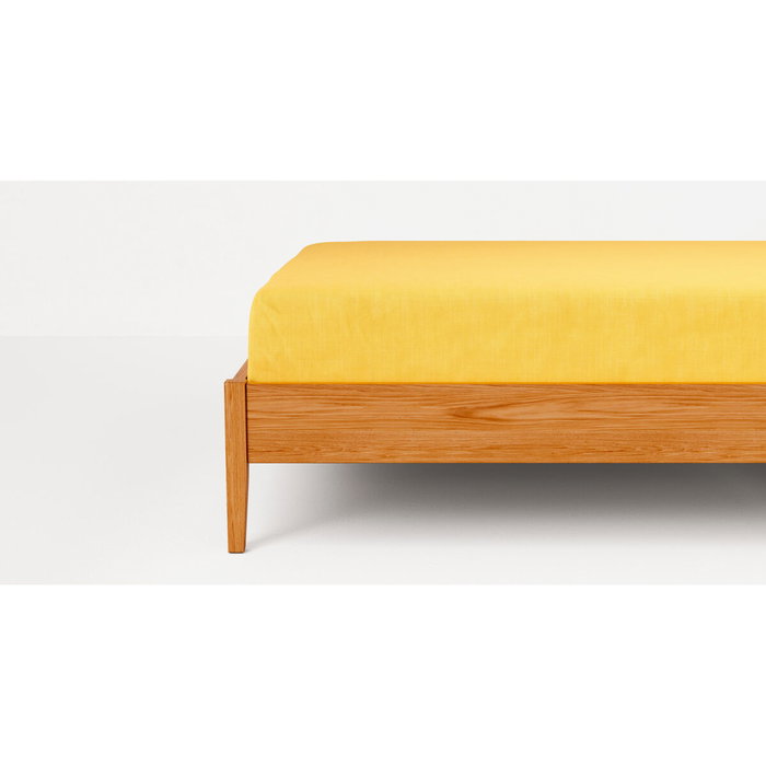 Jeu de draps Benetton Jaune Rose Standard Pomme 4 Pièces