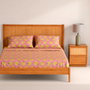 Jeu de draps Benetton Jaune Rose Standard Pomme 4 Pièces