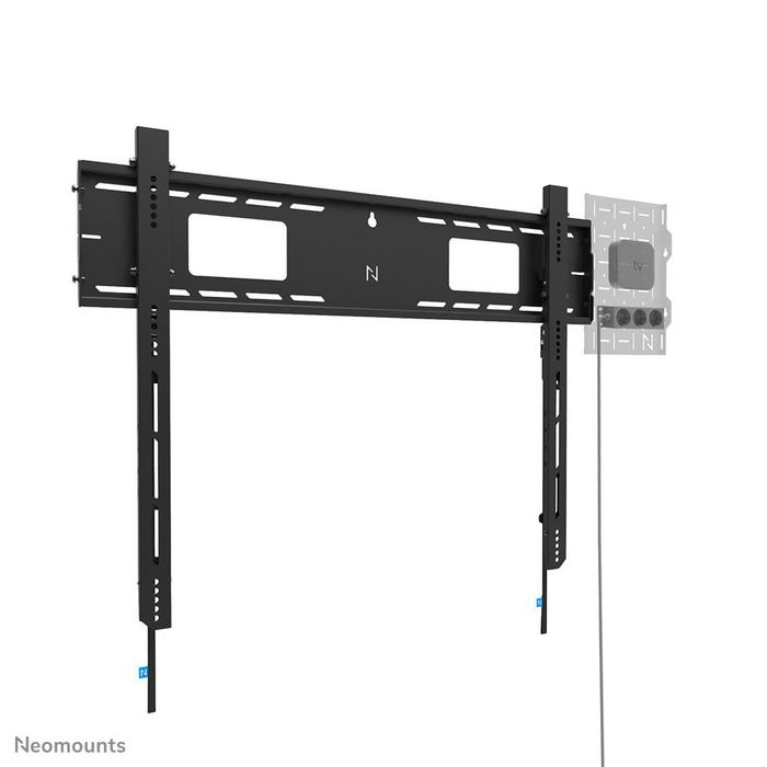 Neomounts WL30-750BL18 Support Mural Fixe LEVEL pour Écran jusqu'à 98", Capacité 125 kg, Compatible VESA 100x100-800x600, Noir