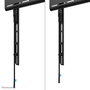 Neomounts WL30-750BL18 Support Mural Fixe LEVEL pour Écran jusqu'à 98", Capacité 125 kg, Compatible VESA 100x100-800x600, Noir